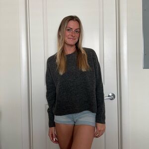 Cozy Charcoal Grey Sweater